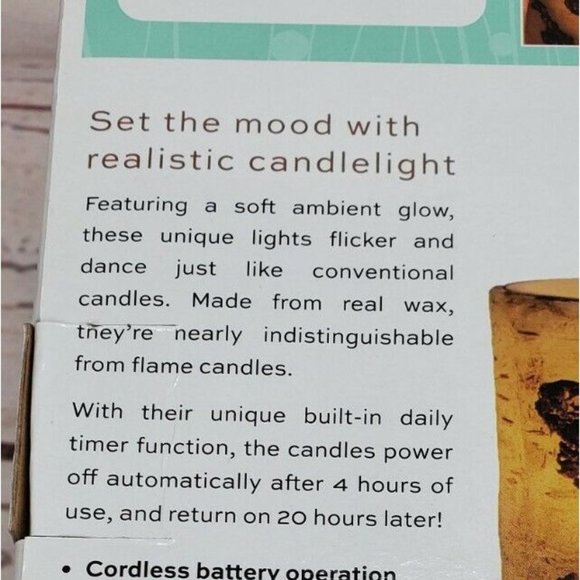 Order Home Collection 2 Piece LED Candle Set With Daily Timer Home Décor - Picture 5 of 11